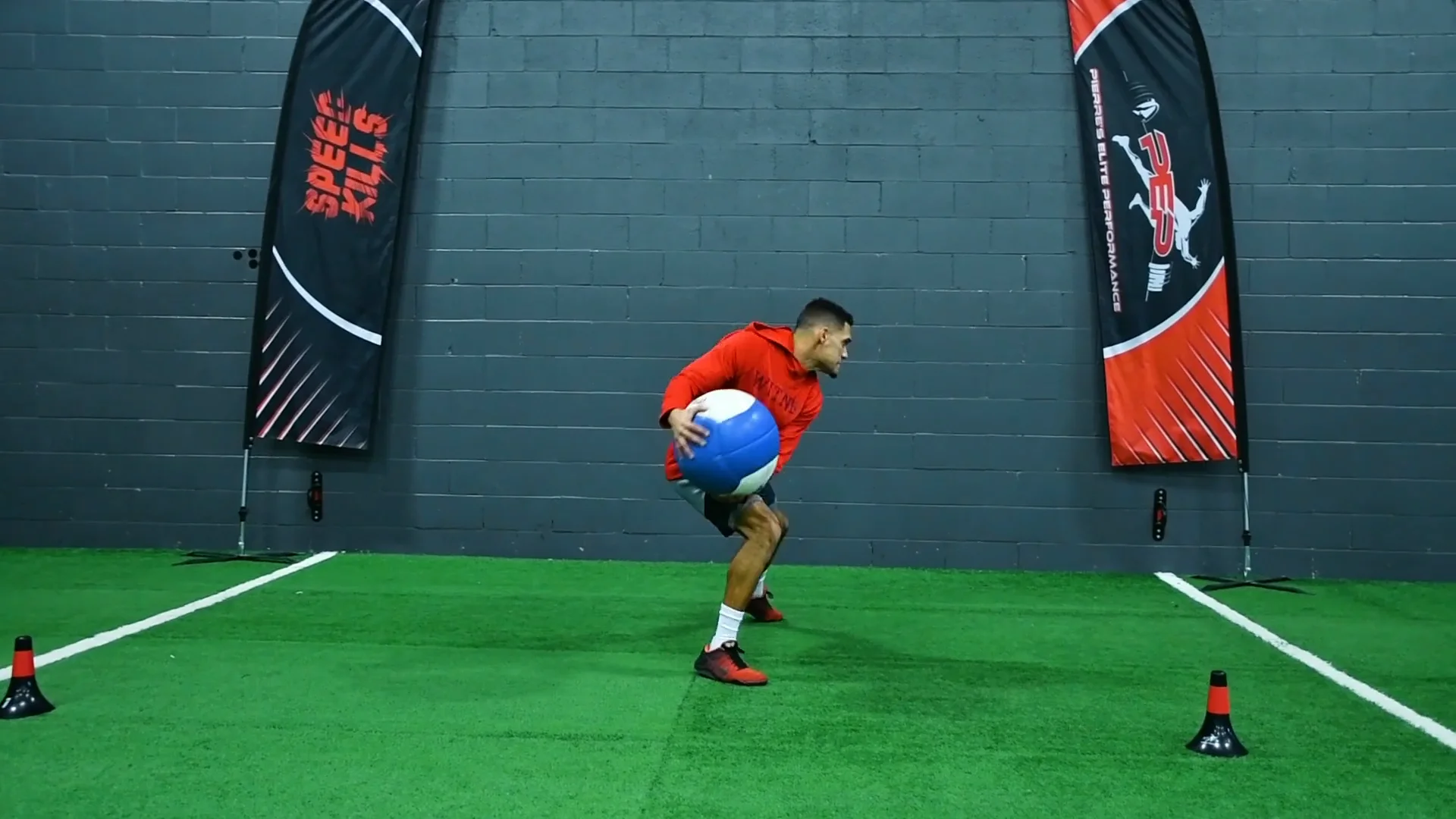 Med Ball Shuffle to Rotational throw on Vimeo