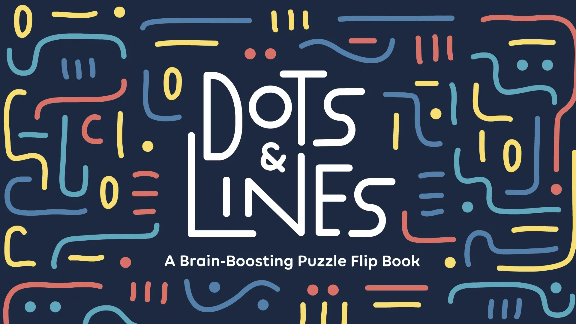 Dots & Lines - a Brain Boosting Puzzle Flip Book by Flipboku