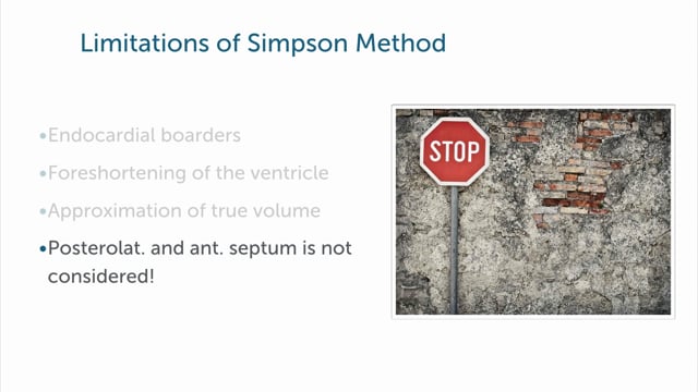 What are limitations of the Simpson Method?