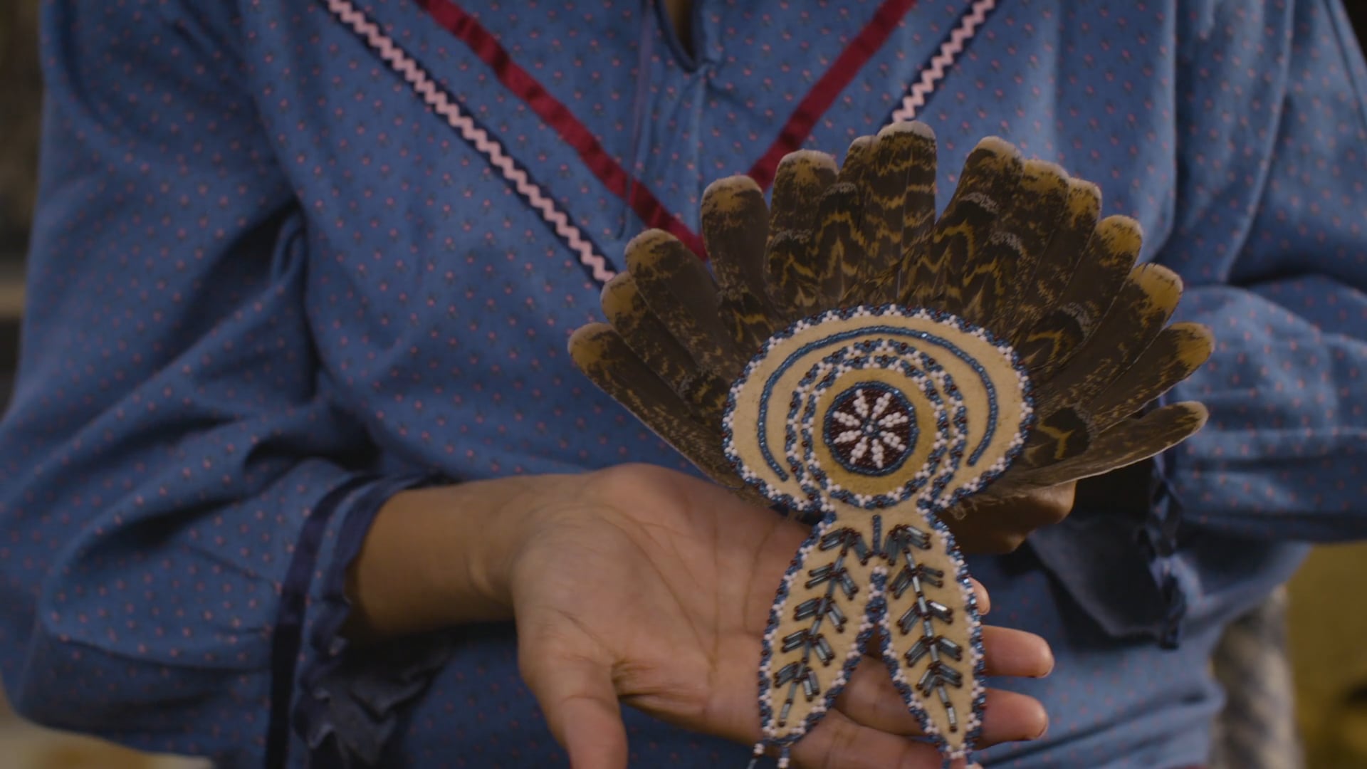 Atikamekw - 2/8 - Barrette à cheveux / Hair clip