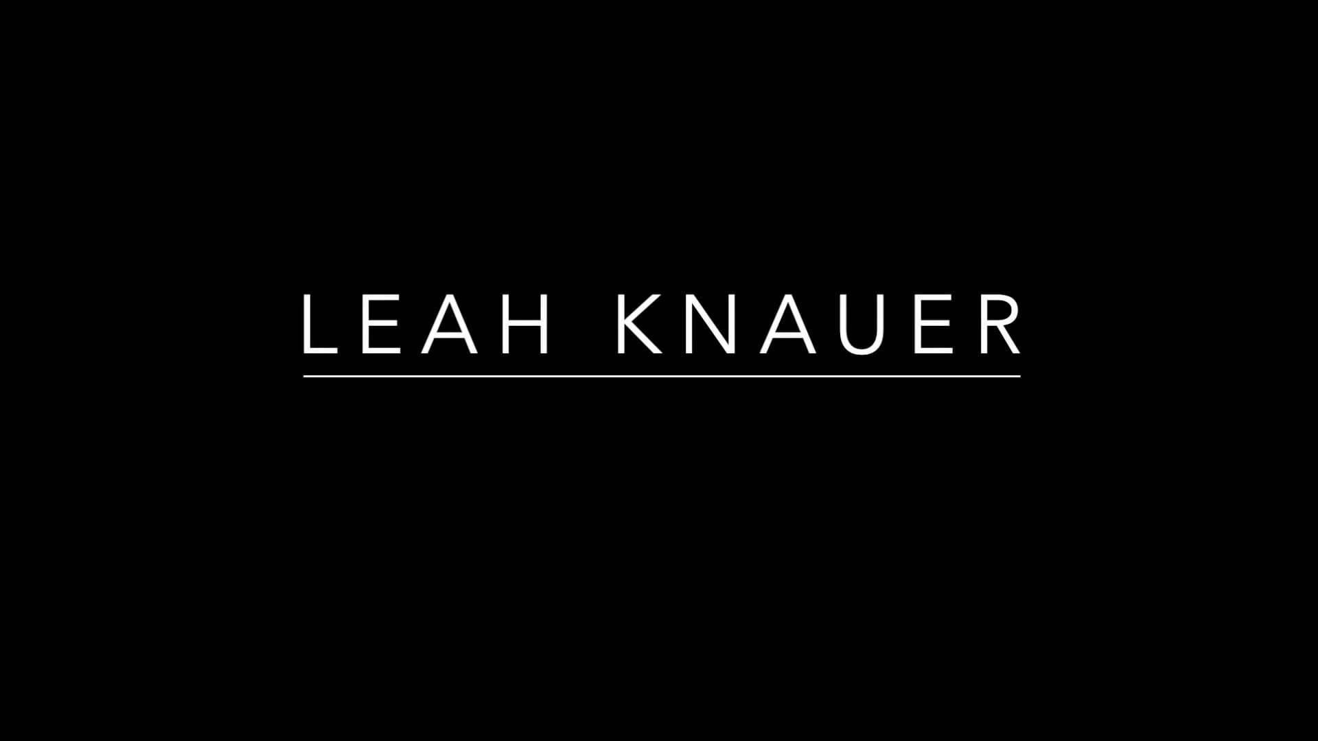 Leah Knauer - 2020 Reel