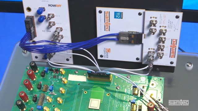 112 Gbps PAM4 Front Panel to Mid-Board - Samtec Flyover®