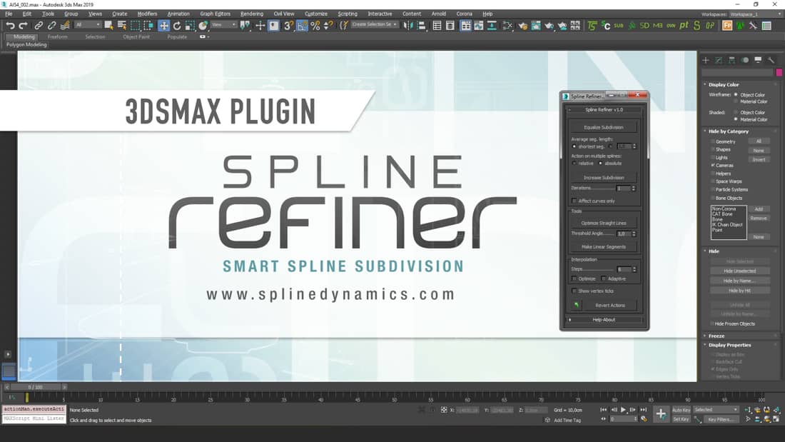 Spline Refiner For 3ds Max