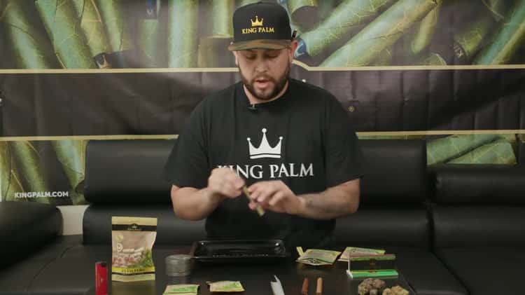 How to Roll a Blunt with a King Palm Corn Husk Filter Tip on Vimeo