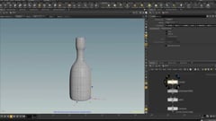 Houdini Essential Modeling - 02 Nature Morte - 06 - Bouteille