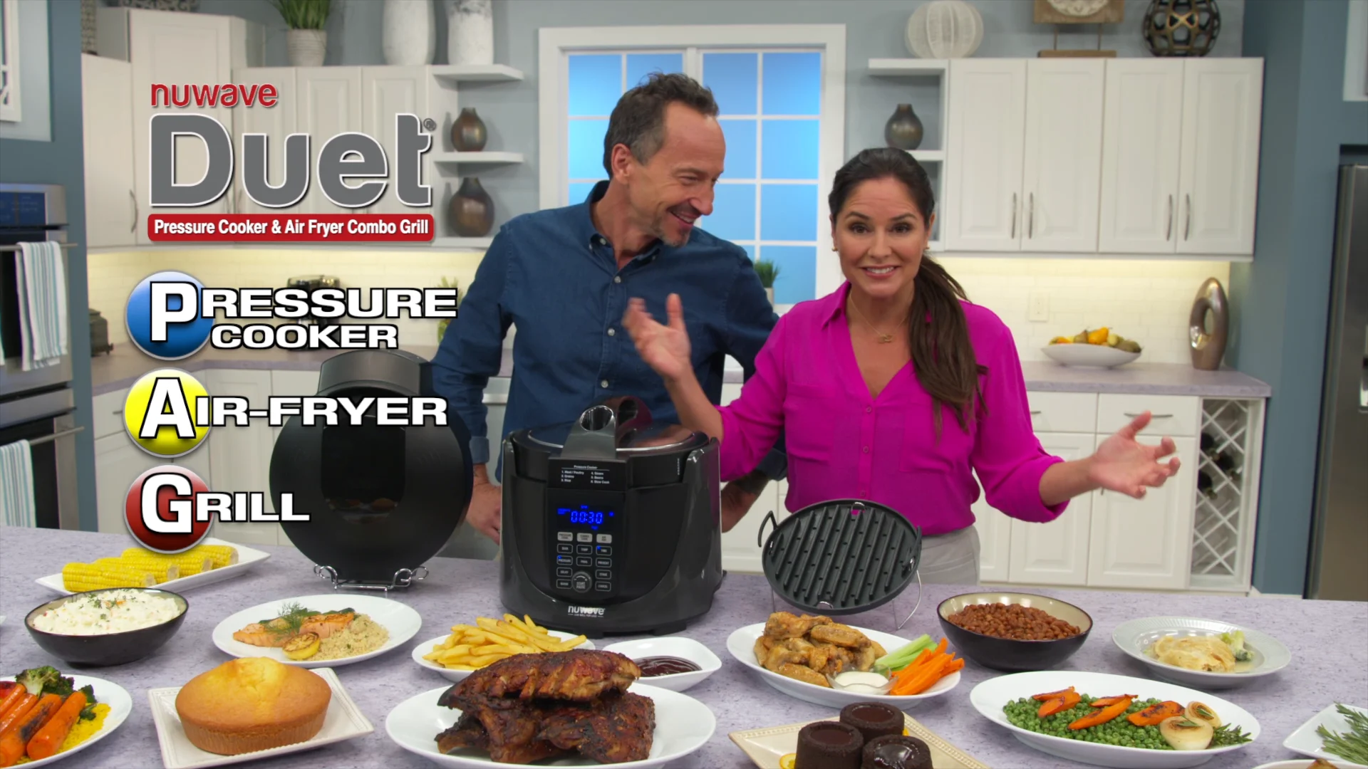 NuWave Duet Pressure Cooker & Air Fryer Combo, Kitchen Appliances