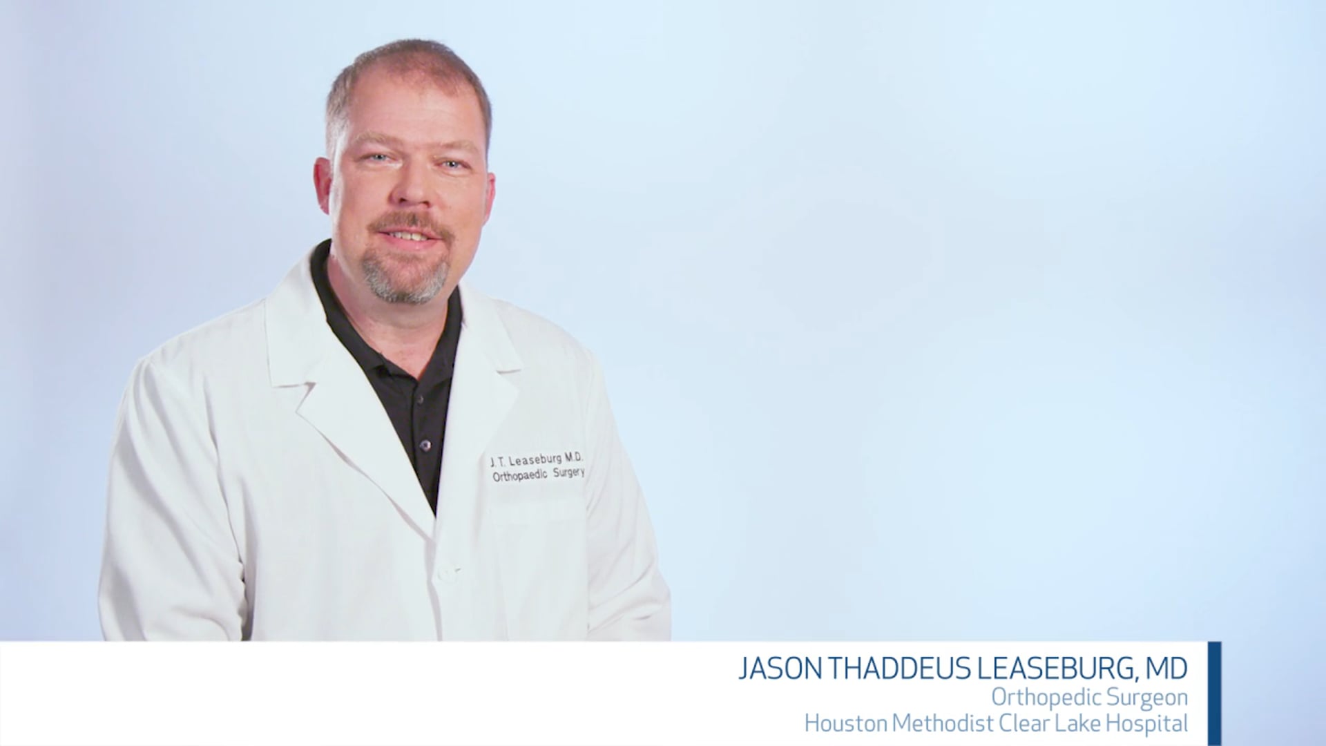 About me video of Dr. Jason T. Leaseburg