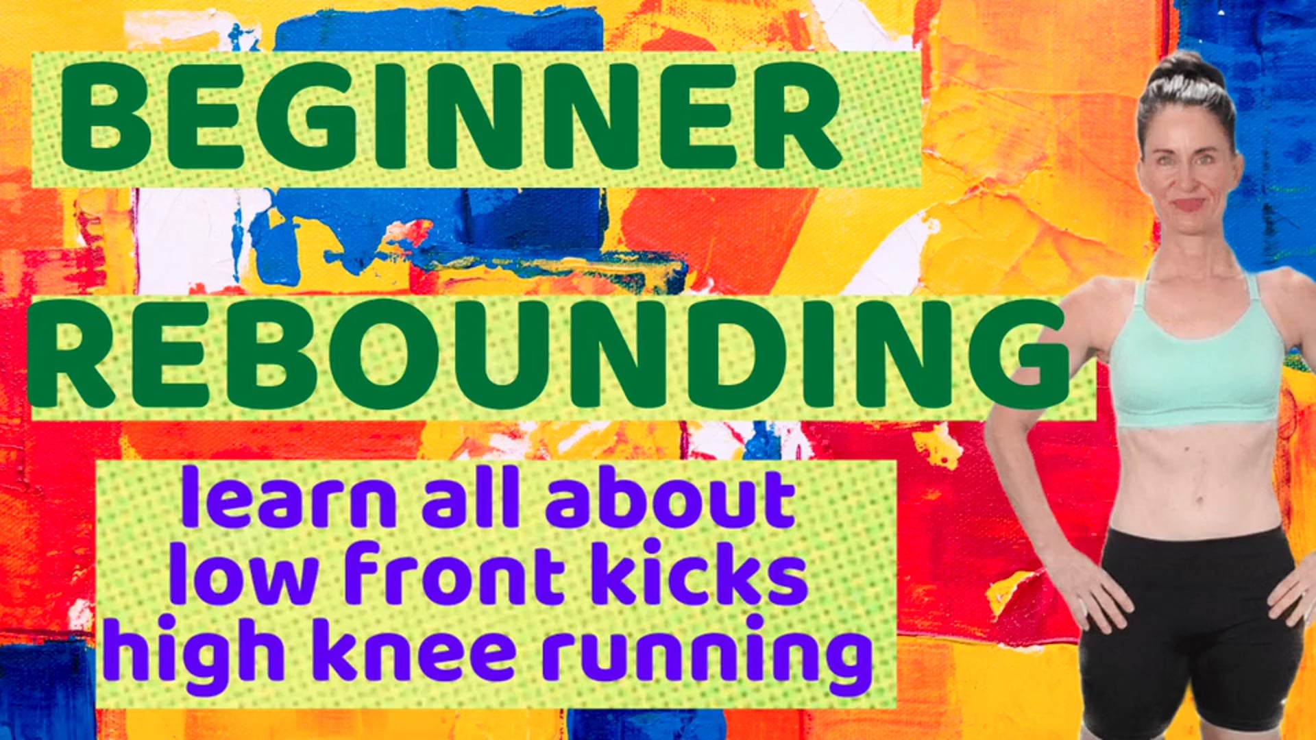 BEGINNER REBOUNDING WORKOUT| LEARN BEGINNER REBOUNDING MOVES| REBOUNDING TUTORIAL| INDOOR TRAMPOLINE