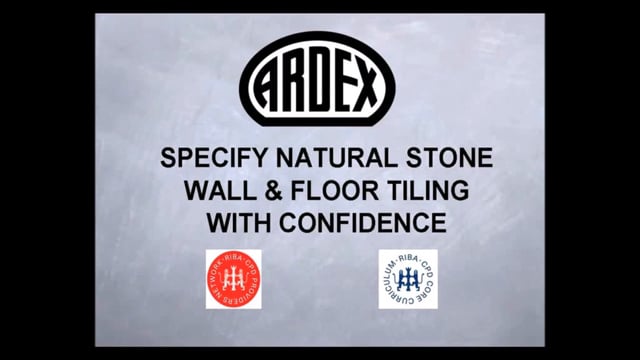 指定天然石材地板和墙壁瓷砖- Ardex