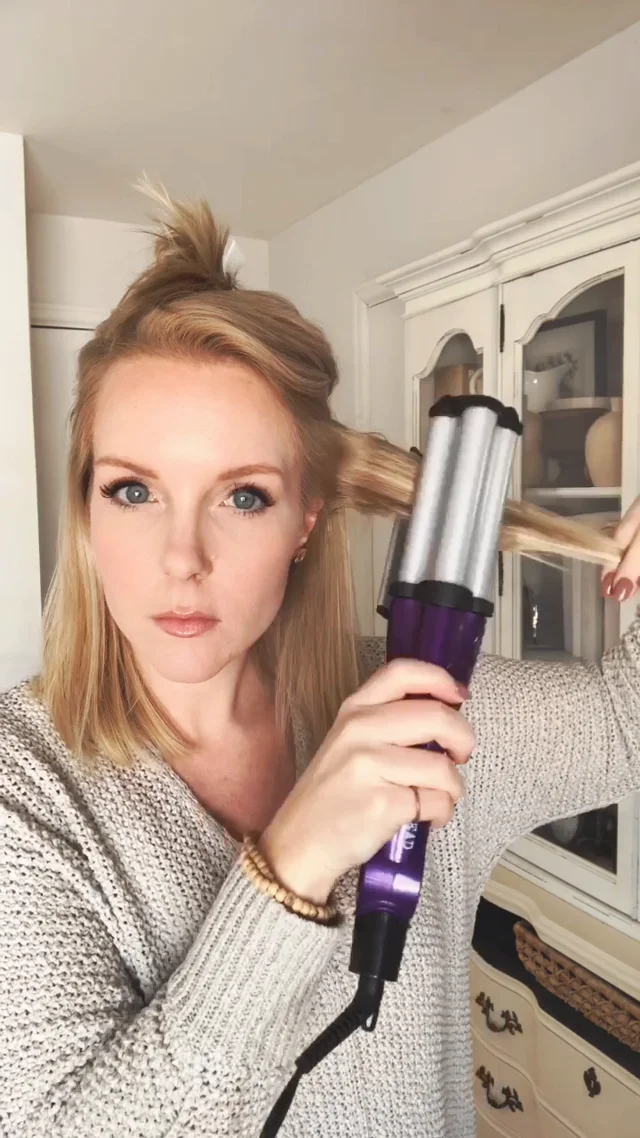 How to get Crimped/Wavy Hair Tutorial! Using Bed head Deep Waver