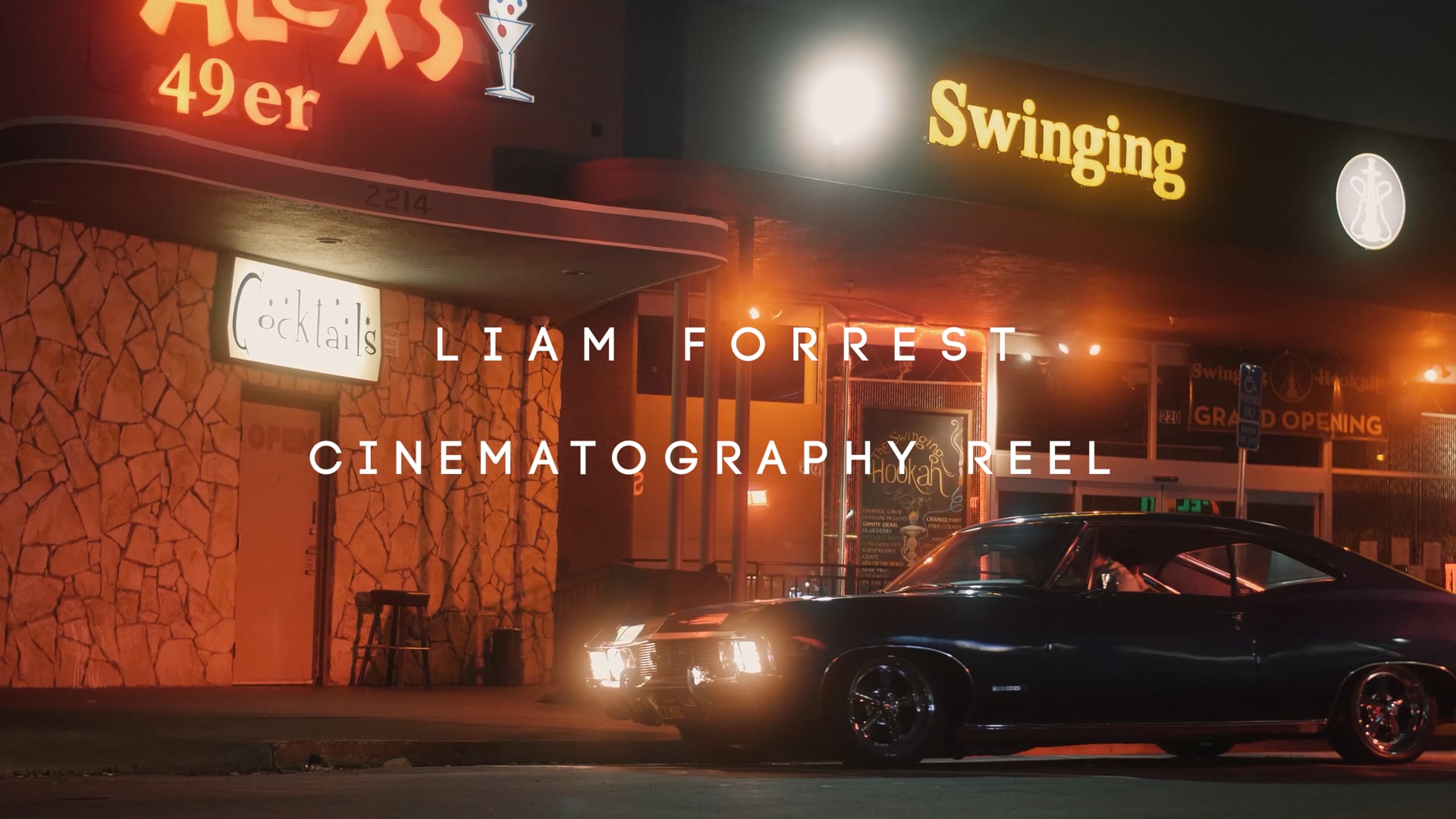 Liam Forrest Cinematography Reel 2020
