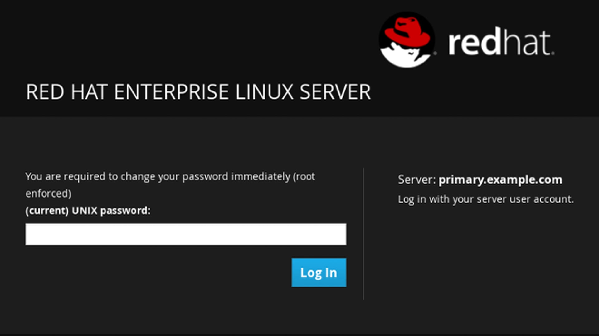 Walkthrough / Walk Through - Red Hat Cockpit Login