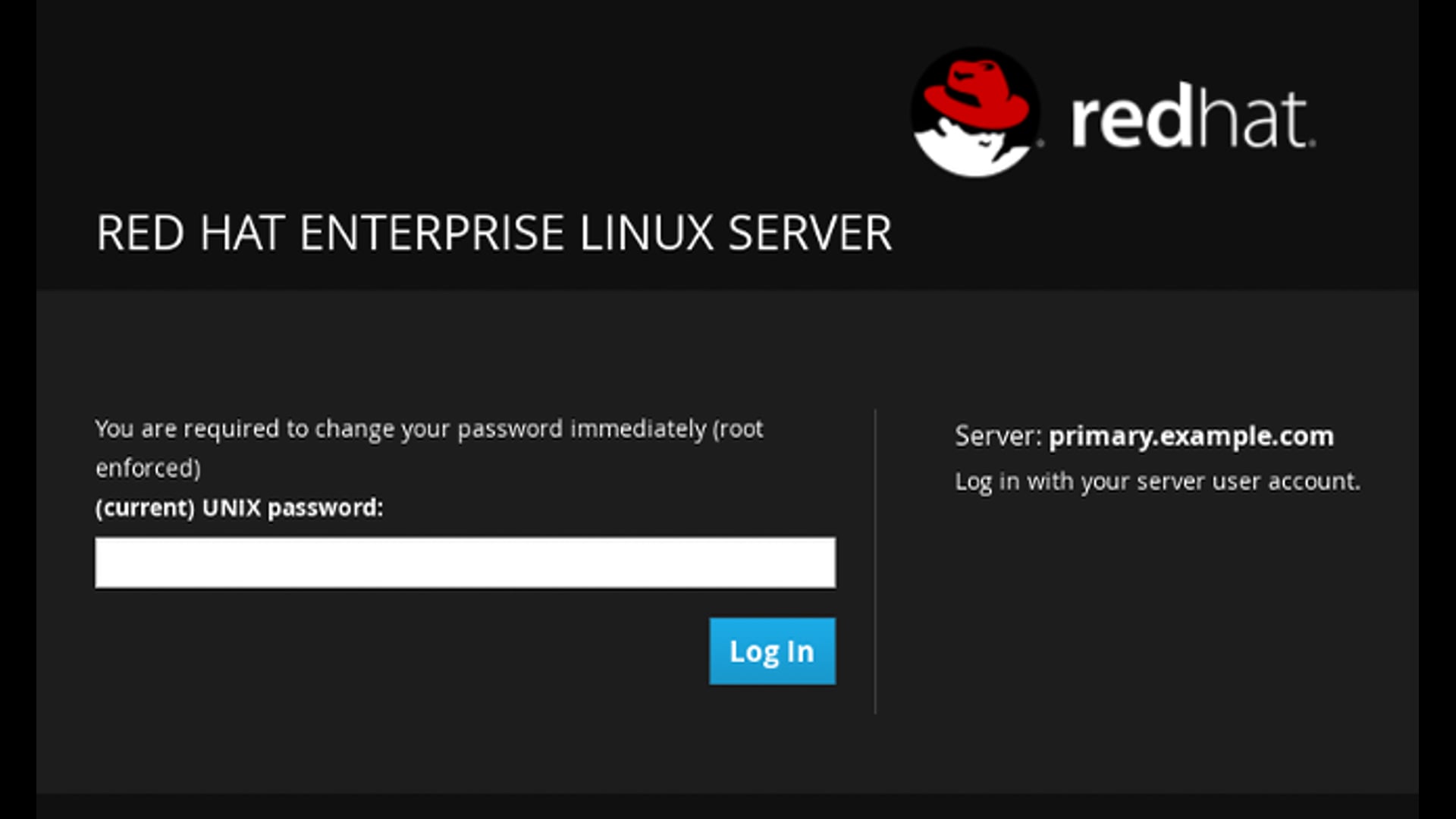 Walkthrough / Walk Through - Red Hat Cockpit Login