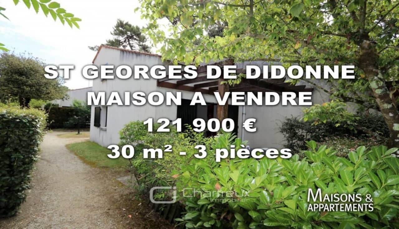 ST DE DIDONNE MAISON A VENDRE 121 900 € 30 m² 3 pièces
