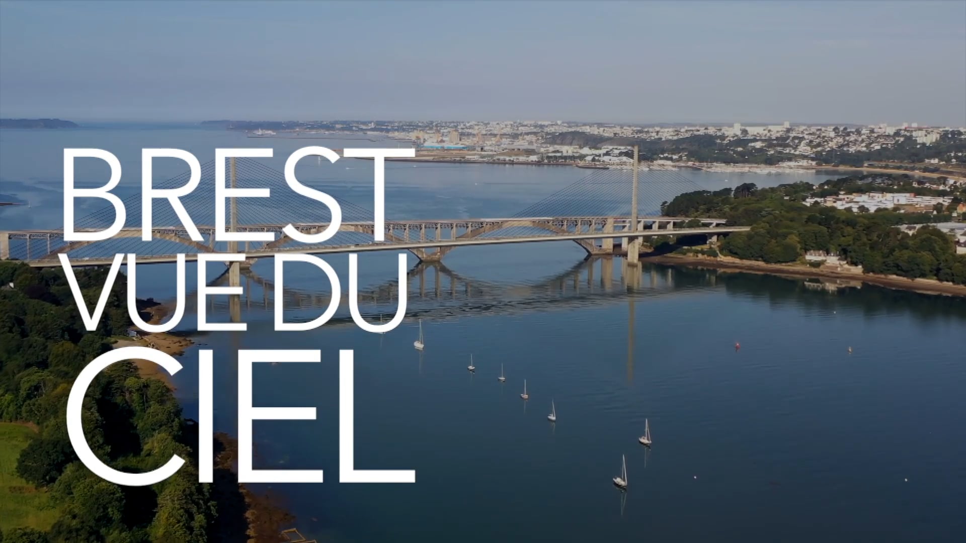 Brest vue du ciel !