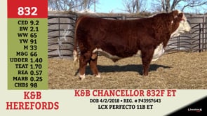Lot #832 - K&B CHANCELLOR 832F ET