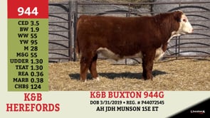 Lot #944 - K&B BUXTON 944G