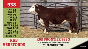 Lot #938 - K&B FRONTIER 938G