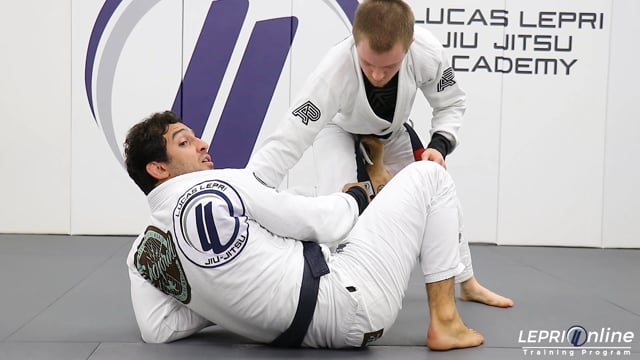 De La Riva to Berimbolo to Back Take Variation when Opponent Tries to Escape