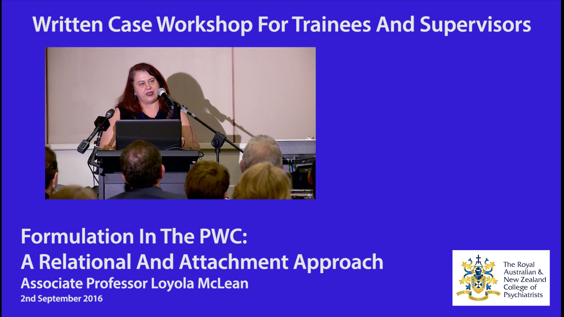 Formulation In The PWC_A Relational And Attachment Approach_AProf Loyola McLean_2nd Sept