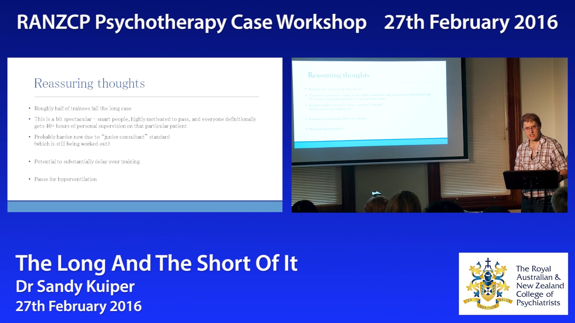 The Long And The Short Of It_Dr Sandy Kuiper_Feb 27th