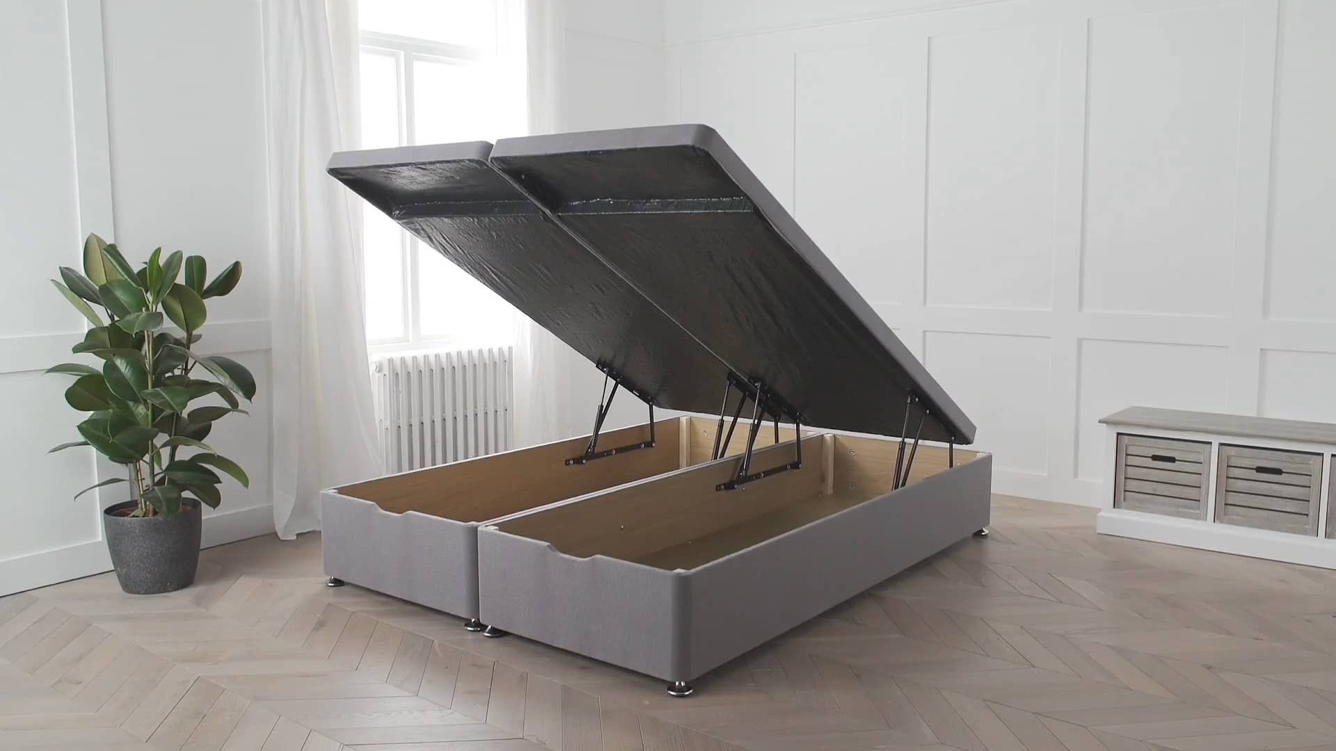 How to assemble a Silentnight full ottoman divan bed on Vimeo