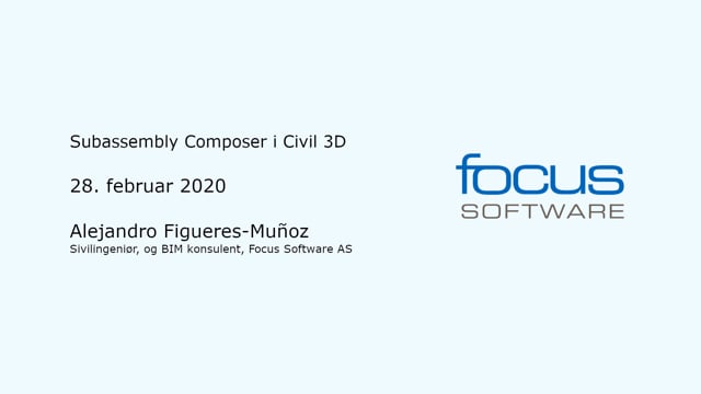 Subassembly Composer i Civil 3D