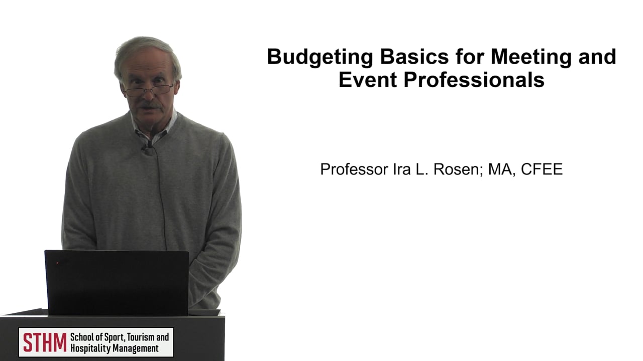 Budgeting Basics for Meeting and Event Professionals