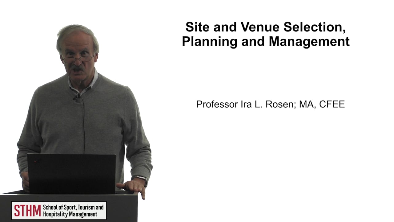 Login to view Site and Venue Selection, Planning and Management