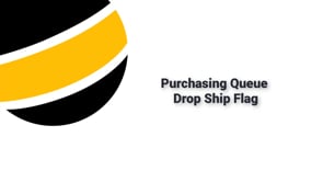 Specify Order Item as Drop Ship in Purchasing Q