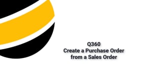 Create PO from Order Form