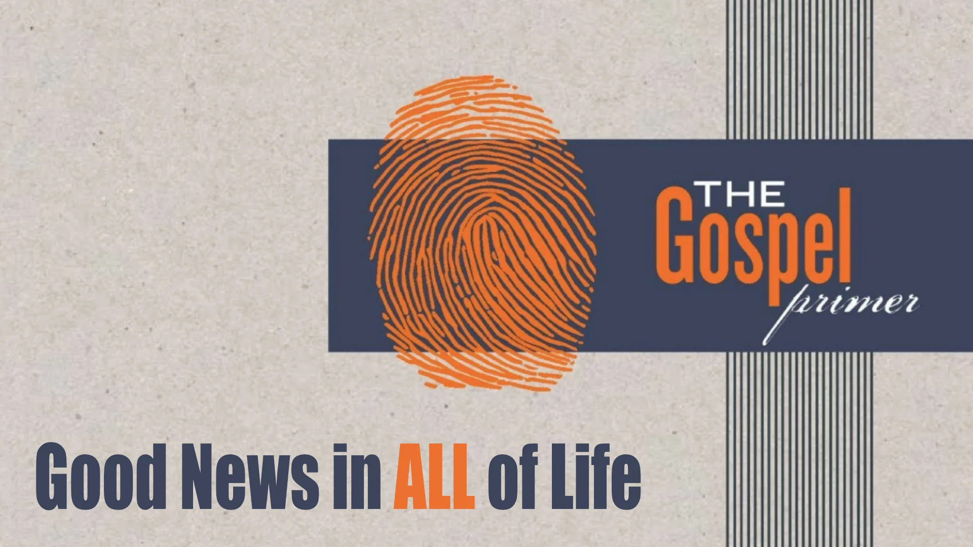 The Gospel Primer What is the Gospel? on Vimeo