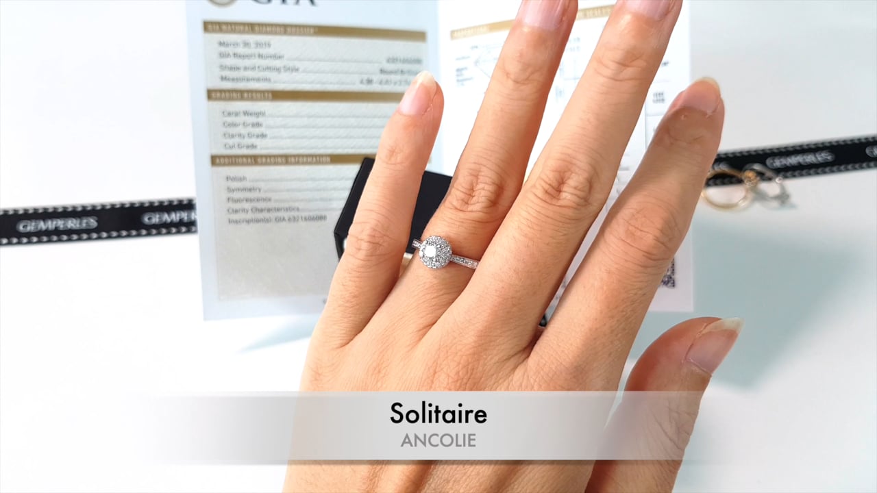 Bague de discount fiancaille 1 carat