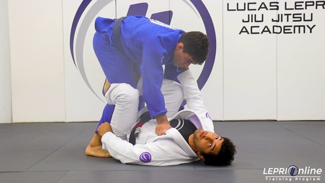 De La Riva Sweep Attempt to Leg Trip or Leg Drag