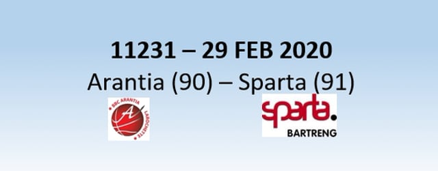 N1H 11231 Arantia Larochette (90) – Sparta Bertrange (91) 29/02/2020