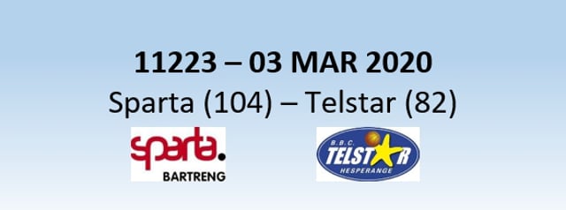 N1H 11223 Sparta Bertrange (104) - Telstar Hesperange (82) 03/03/2020