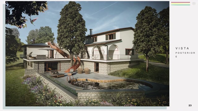 New contemporary design villa on the hills of Florence