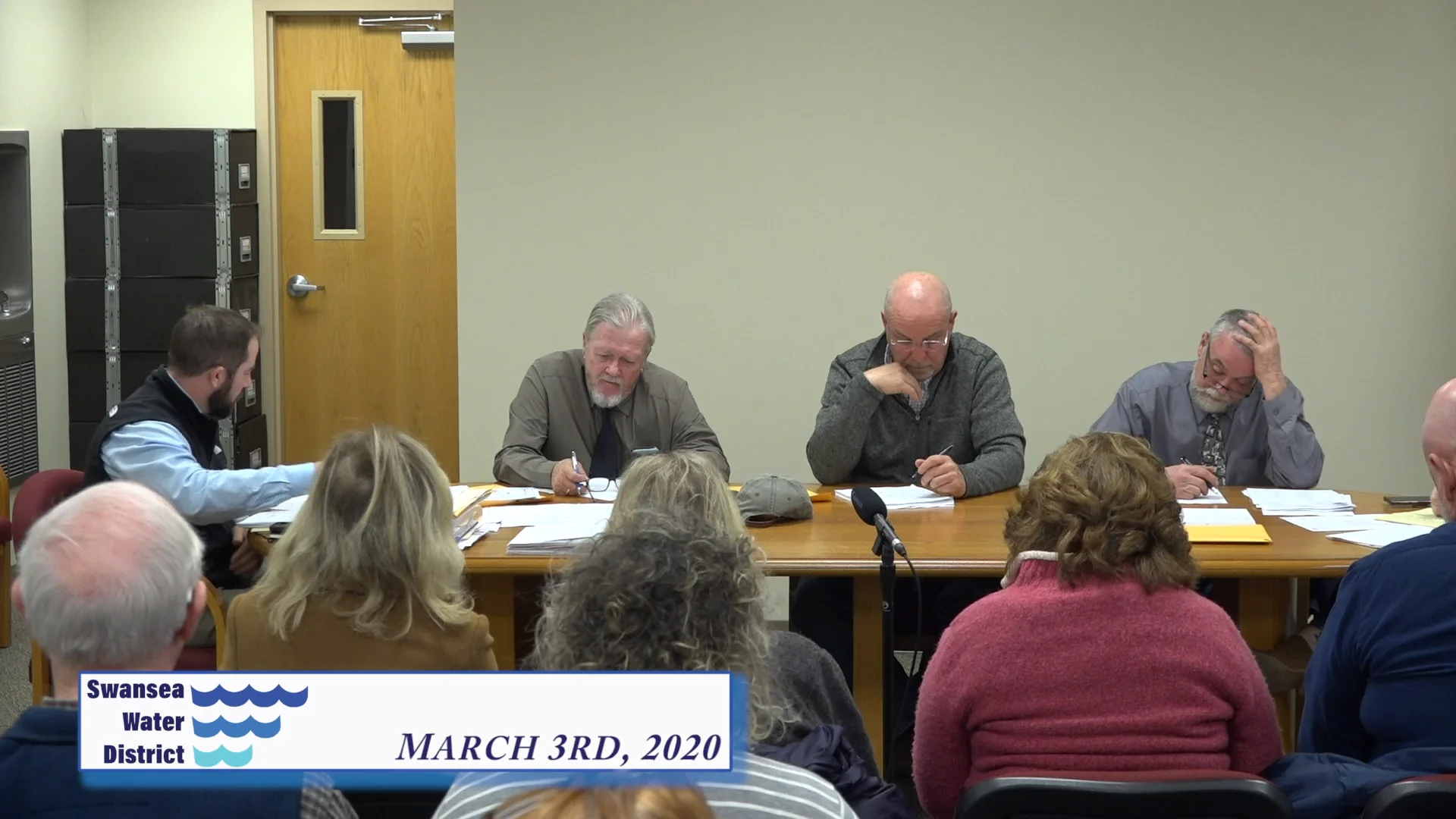 Swansea Water District Meeting March 3rd, 2020 on Vimeo