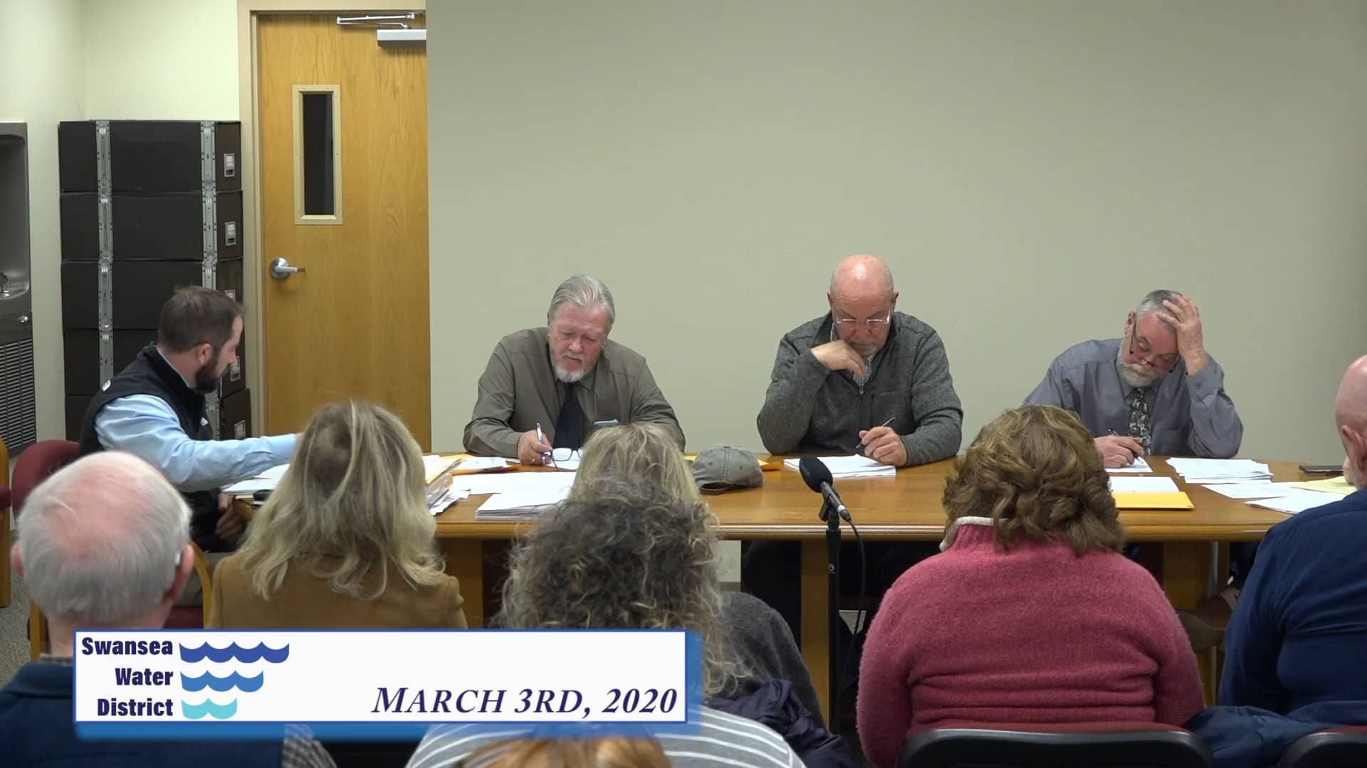 Swansea Water District Meeting March 3rd, 2020 on Vimeo