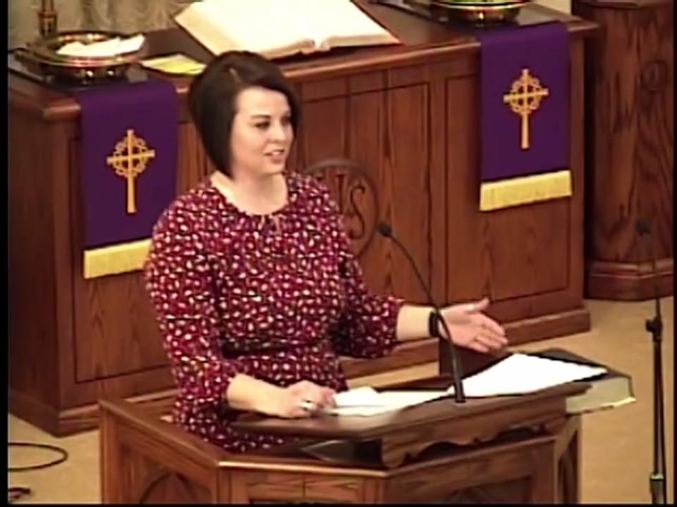 "Faces of the Cross" Testimony by Ashley Lynch on March 1, 2020; Jeremiah 9: 23-26, Matthew 27: 45-56