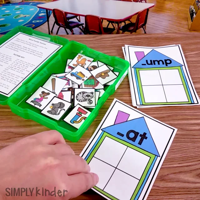 Intervention Kit] Digraph Picture Sort Activity - Simply Kinder