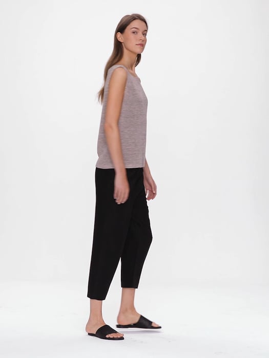 Tencel & Organic Linen Slub Easy Pant | EILEEN FISHER Tencel & Organic Linen Slub Easy Pant | EILEEN FISHER