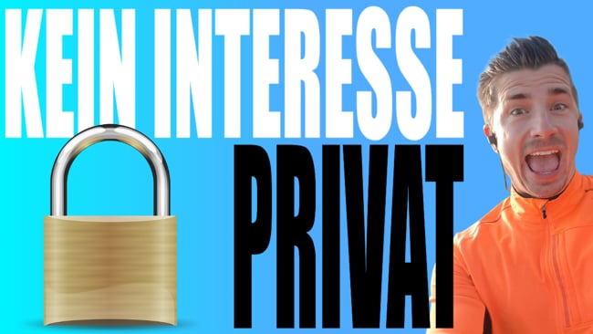 Was tun, wenn private Postings uninteressant sind?