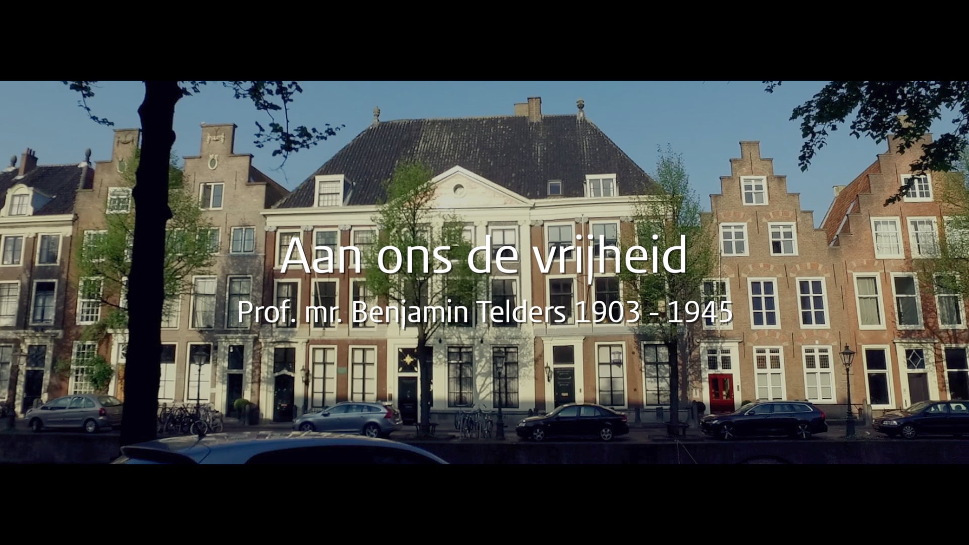 Aan ons de vrijheid, Benjamin Telders 1903-1945