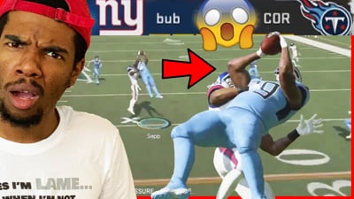 300+ Pound Lineman Jumps SO High For An Interception! (Madden 20)