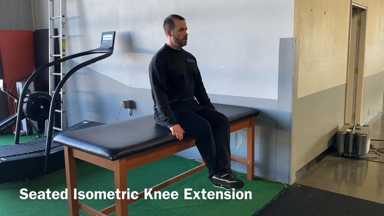 seated knee extension