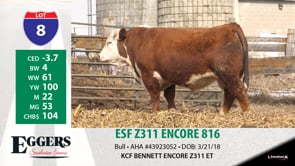 Lot #8 - ESF Z311 ENCORE 816