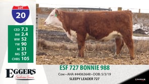 Lot #20 - ESF 727 BONNIE 988