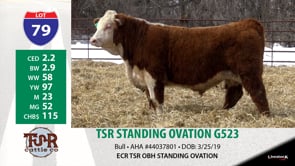 Lot #79 - TSR STANDING OVATION G523