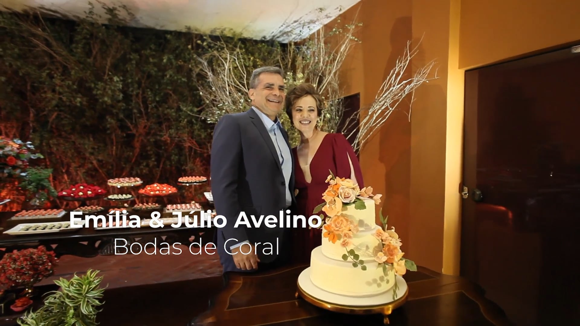 Bodas de de Coral de Emília & Júlio Avelino | Restaurante Amadeu Recife PE